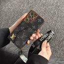 Advanced Leather Samsung Phone Case with Wallet and Strap.