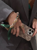 Lou Silk Wristband iPhone Case