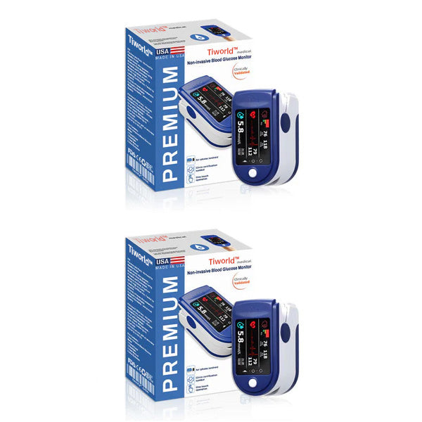 🔥El Mejor Regalo de Navidad 🎁-Tiworld™ Monitor de glucosa en sangre no invasivo – **sin dolor** y **99,9 % preciso** ✅ Certificado por la ADA y aprobado por la FDA 🔥