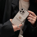 MK Card Bag Gold iPhone Case