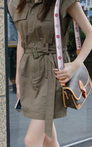 Vintage-Inspired Box Hand bag