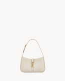 Saint Laurent Le 5 à 7 Patent Leather Hobo – Burgundy Elegance