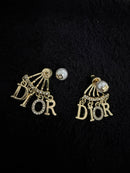 D!0r pearl diamond earring