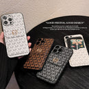 MK Card Bag Gold iPhone Case