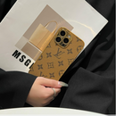 Lou Classic Monogram iPhone Case With Electroplated Gold Edges
