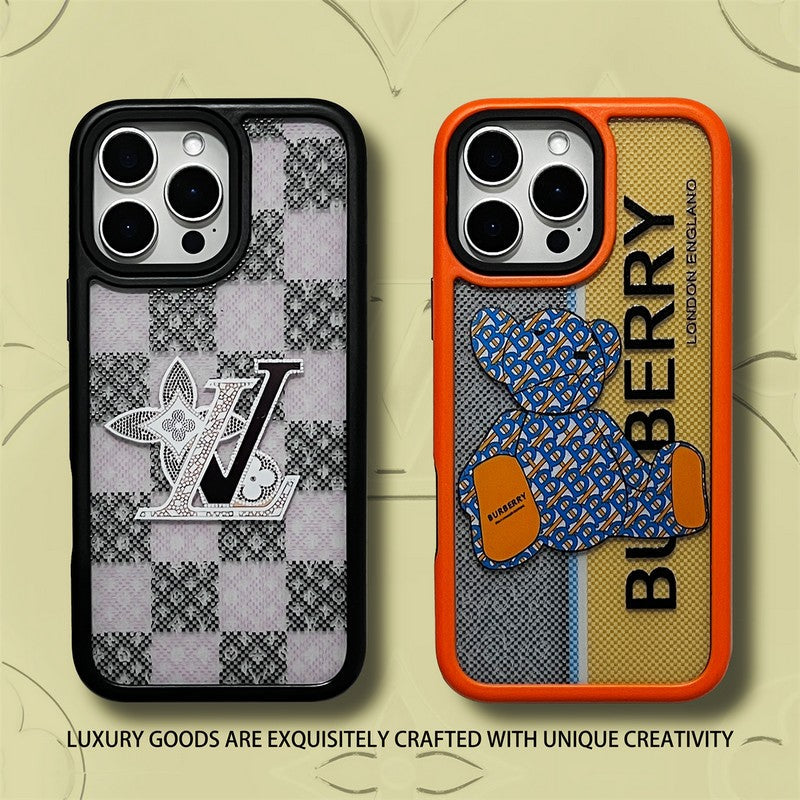 Lou Black Corner iPhone Case