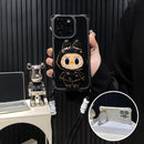 Hard Shell Labubu Mirror Kickstand iPhone Case – Rotatable Mirror | Shockproof Design