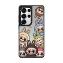Cute Cartoon Labubu | Brown Many Labubu Coffee Shop Tycoco - Phone Case Samsung Galaxy S25 S24 S23 Ultra