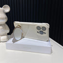 Hard Shell Labubu Mirror Kickstand iPhone Case – Rotatable Mirror | Shockproof Design