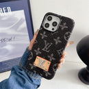 Luxury - Style Crossbody Magnetic Card - Holder iPhone Case