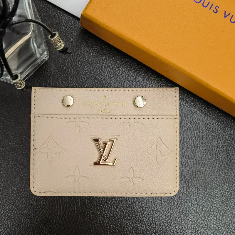 LV Signature Slim Card Holder Wallet