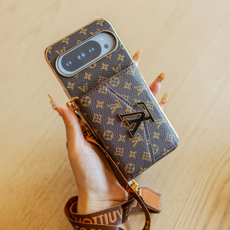 Luxury - style lanyard Google Pixel phone case