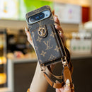 Luxury card holder - style lanyard Google Pixel phone case