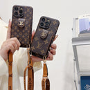 Lou Card Bag Crossbody Color Chain iPhone Case