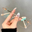 🔥El Mejor Regalo de Navidad 🎁-Women's Rimless Full Star Diamond Eyeglasses