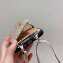 Coa Card Bag Leather Chain iPhone Case