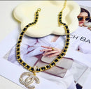 Luxury Brand Letter CC Necklace
