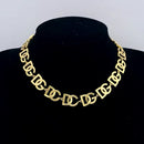 Small DG Letters Necklace