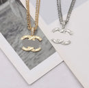 Designer Letter CC Necklace