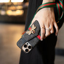 GG Advanced Crossbody iPhone Case with Card Holder & Shoulder Strap