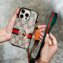 GG Advanced Crossbody iPhone Case with Card Holder & Shoulder Strap