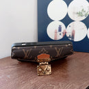 Lou Lock Card Bag Crossbody Chain iPhone Case