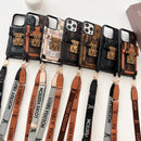 Lou Brown Crossbody Chain iPhone Case