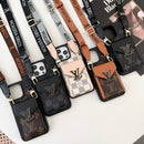 Lou Card Bag Five Color Chain iPhone Case