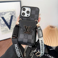 Lou Card Bag Five Color Chain iPhone Case