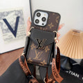 Lou Card Bag Five Color Chain iPhone Case
