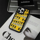 BB Yellow & Red iPhone Case