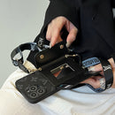 Lou Card Bag Chain Black iPhone Case