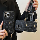 Lou Card Bag Chain Black iPhone Case