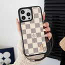 Lou Black & White Hand Chain iPhone Case