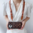 Lou Side Card Bag Crossbody Chain iPhone Case