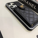 C.C Crossbody Leather iPhone Case