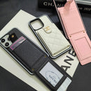 C.C Crossbody Leather iPhone Case