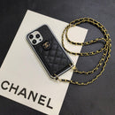C.C Crossbody Leather iPhone Case