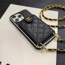C.C Crossbody Leather iPhone Case
