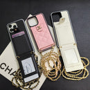 C.C Crossbody Leather iPhone Case
