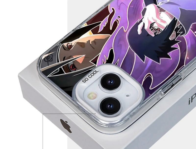 SASUKE WITH ITACHI ANIME PHONE CASE