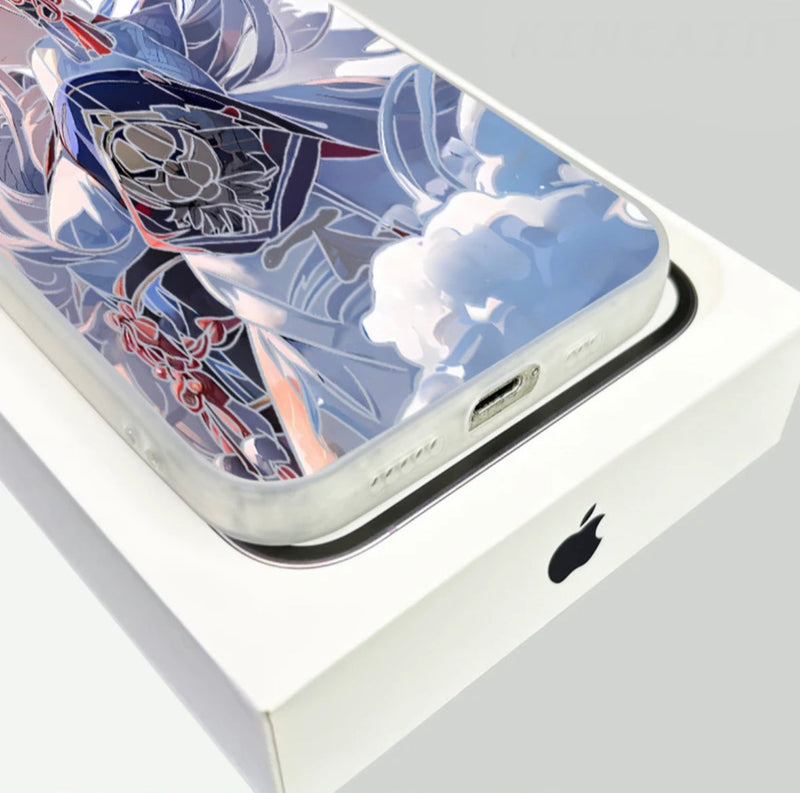 KAMISATO AYAKA ANIME PHONE CASE GENSHIN IMPACT