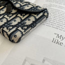 CD Black & Grey Fabric iPhone Case