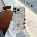MK Card Bag Gold Logo iPhone Case