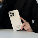 Pra Black & White Card Bag iPhone 16 Case