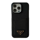 Pra Black & White Card Bag iPhone 16 Case