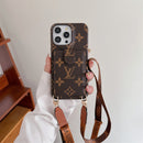 Lou Card Bag Crossbody Chain iPhone Case