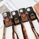 Lou Card Holder Crossbody iPhone Case