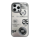 BB Black & Silver iPhone Case