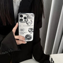 BB Black & Silver iPhone Case